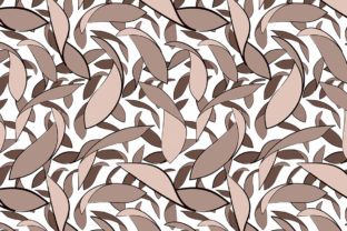 Abstract Leaf Vector Pattern Design