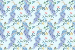 Beautiful Peacock Seamless Pattern