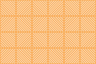 Block Stripes Pattern Orange