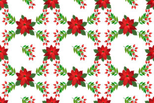 Christmas Plant Seamless Pattern