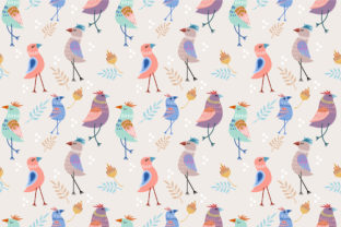 Cute Cartoon Bird Pattern