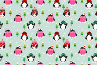 Cute Penguin in Christmas Season