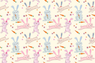 Cute Rabbit Seamless Pattern