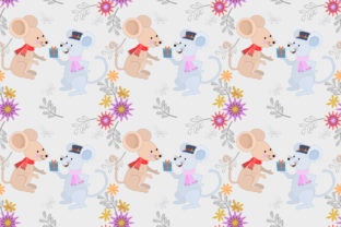 Cute Rat Seamless Pattern