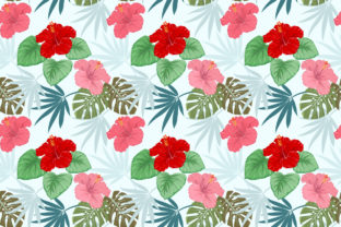 Exploring the Beauty and Utility of Hibiscus Flower and Tropical Leaf Seamless Patterns