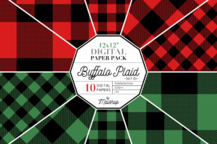 Exploring the Digital Paper Buffalo Plaid Set 01: A Versatile Resource for Creative Projects