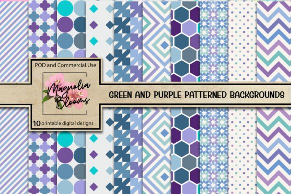 Purple and Green Backgrounds: A Harmonious Blend for Creative Expression