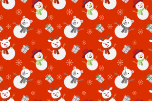 Strategic Use of Snow Doll Deer, Bear Seamless Pattern for Creative and Practical Applications